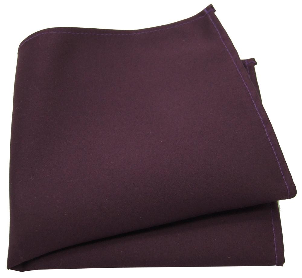 Plum Pocket Square