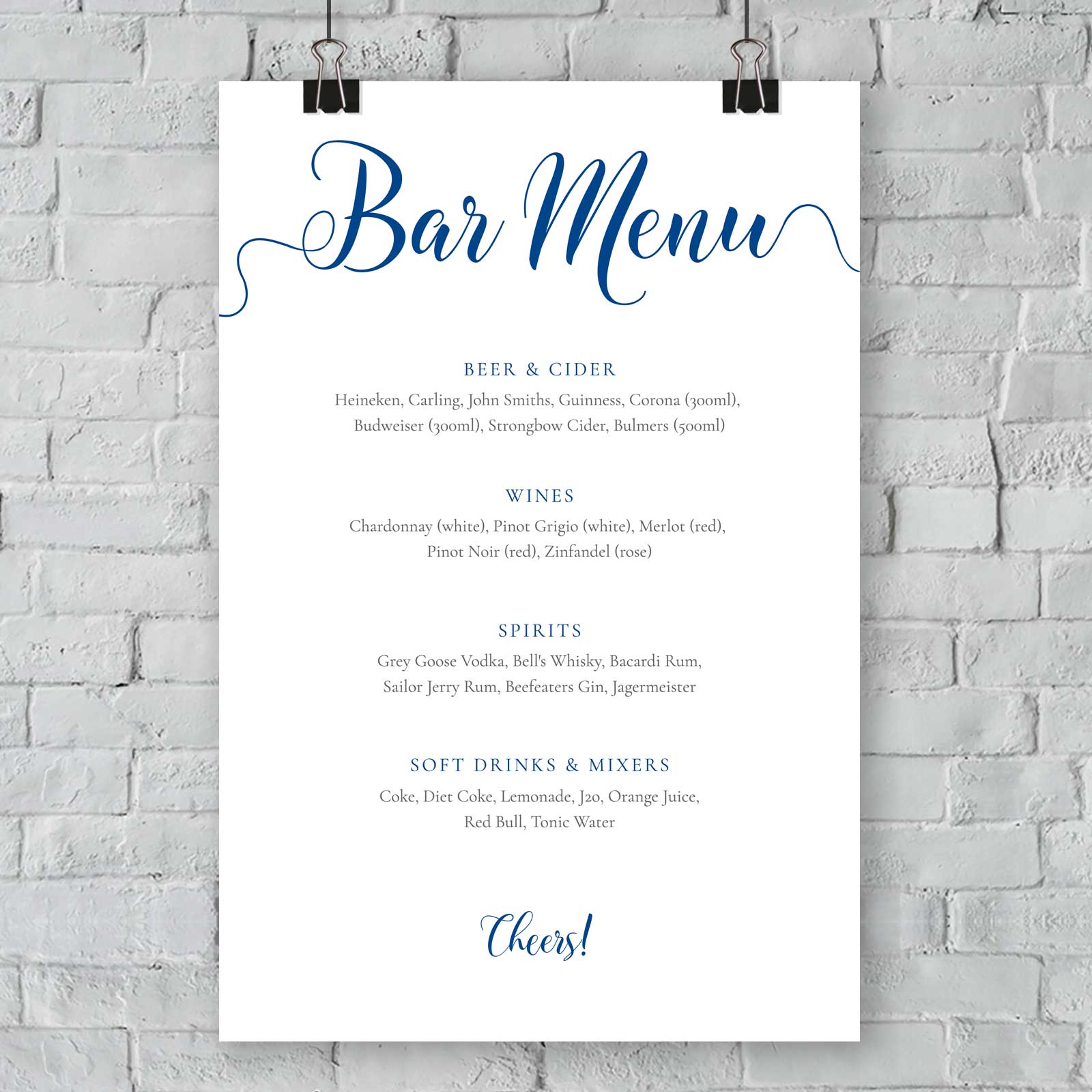 Editable Royal Blue Wedding Bar Menu Template - Digital Download – We Do Bou editable-royal-blue-wedding-bar-menu-template-digital-download-we-do-bou