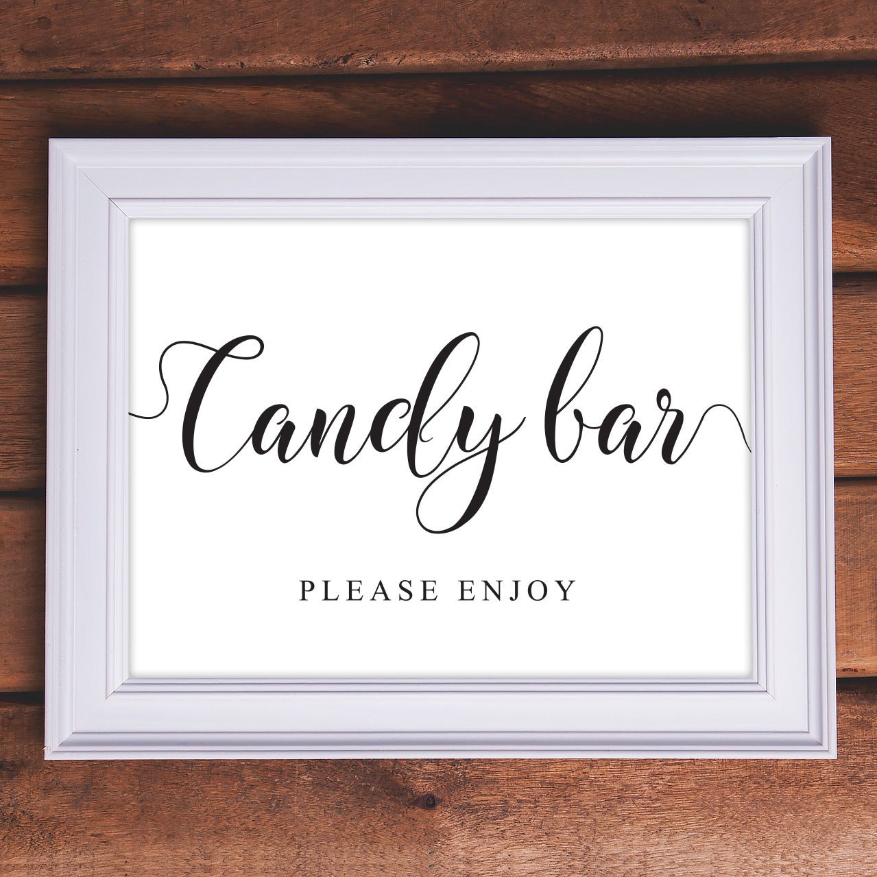 Candy Bar Sign - Digital Download