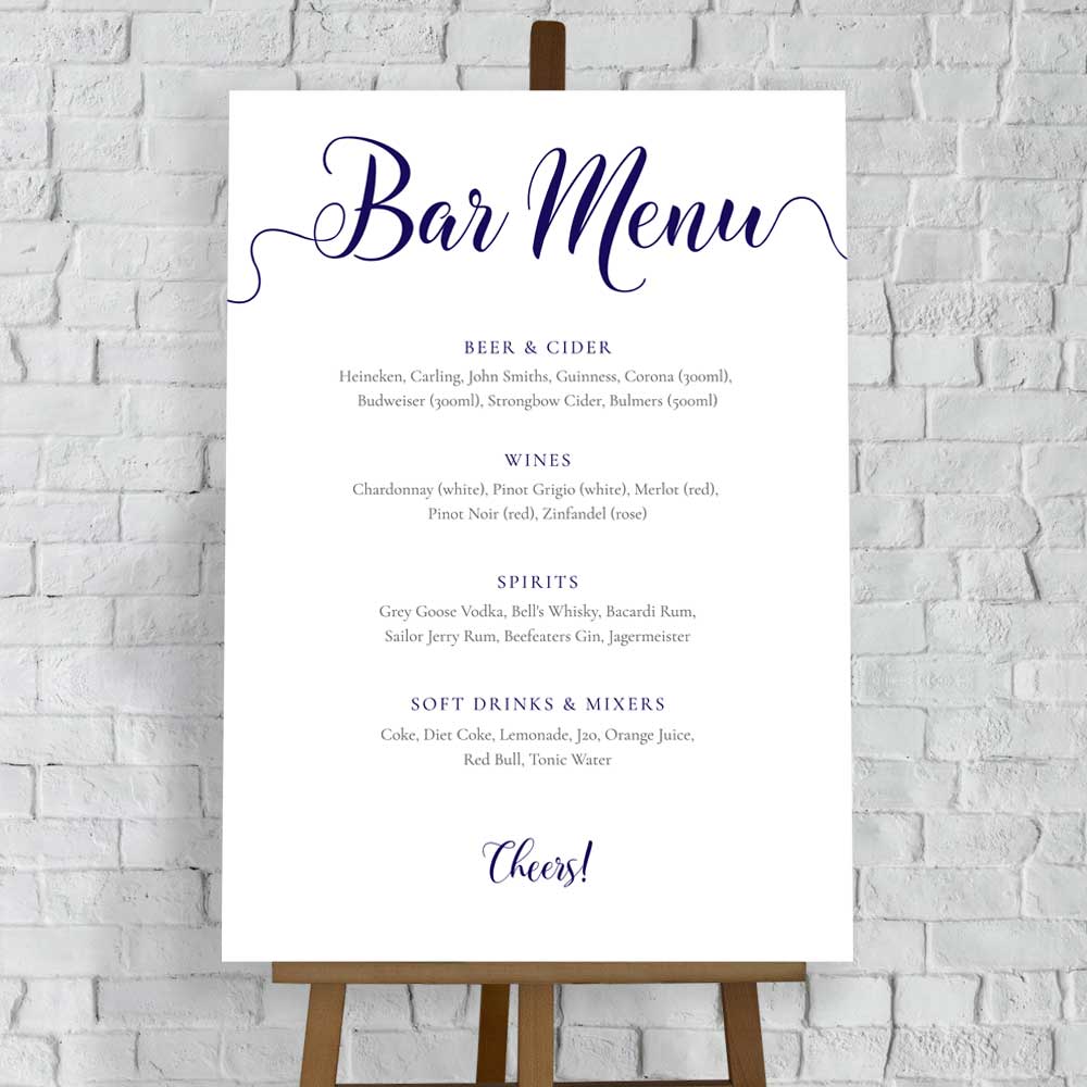Navy Bar Menu editable template, Printable, Digital Download – We Do Bou navy-bar-menu-editable-template-printable-digital-download-we-do-bou