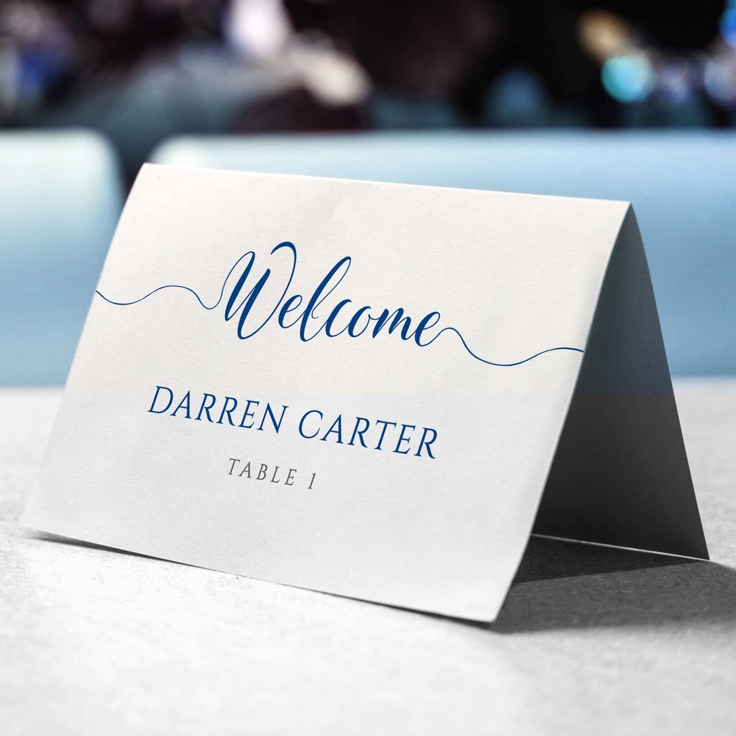 printable nautical wedding place card template