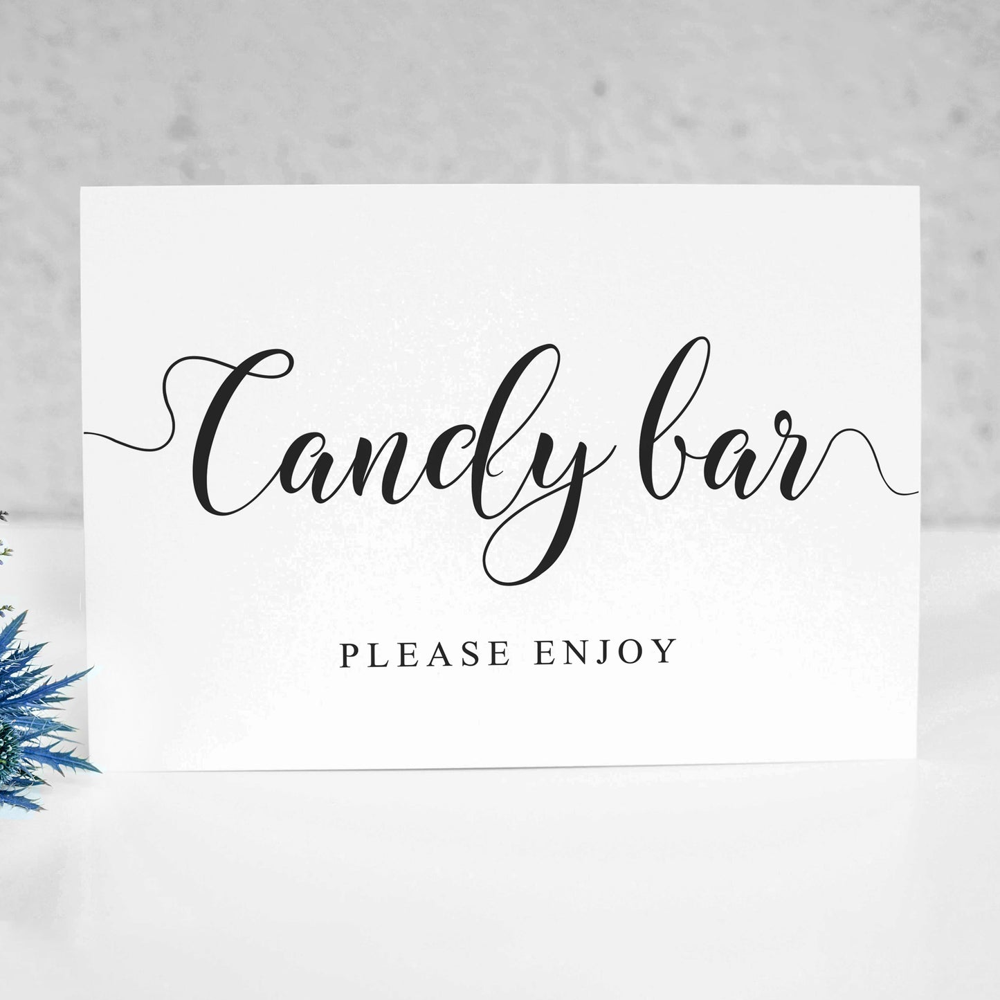 Candy Bar Sign - Digital Download