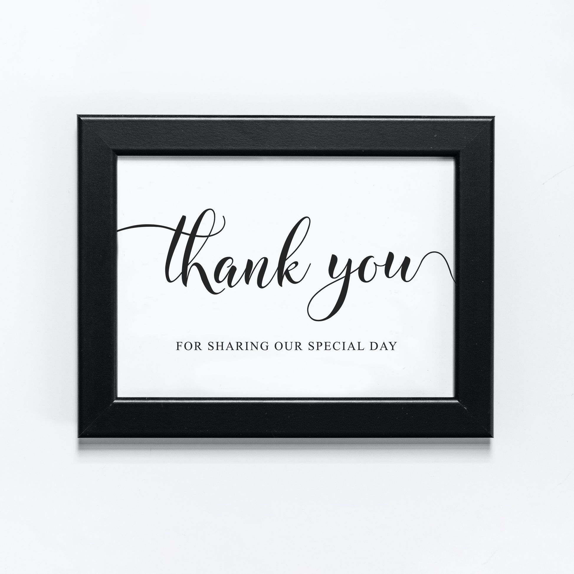 wedding thank you sign digital download