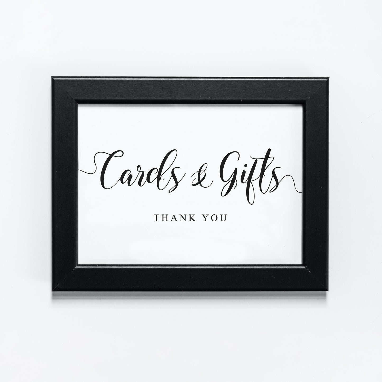 Please leave cards and gifts here sign