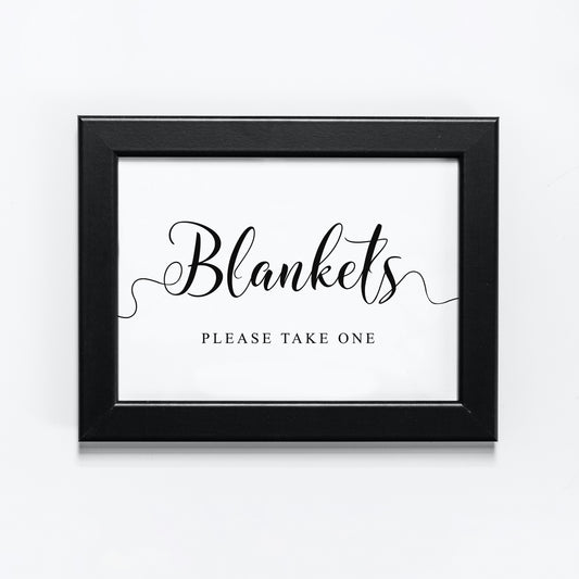 Blankets Sign - Digital Download