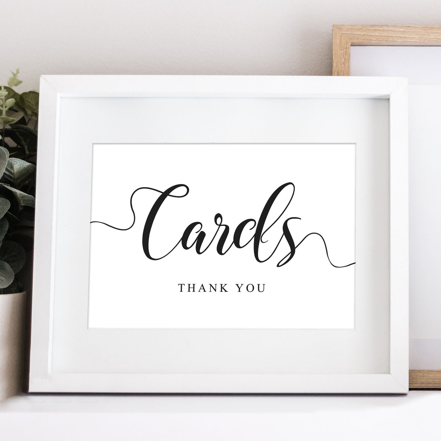 Wedding Cards Thank You Printable Sign