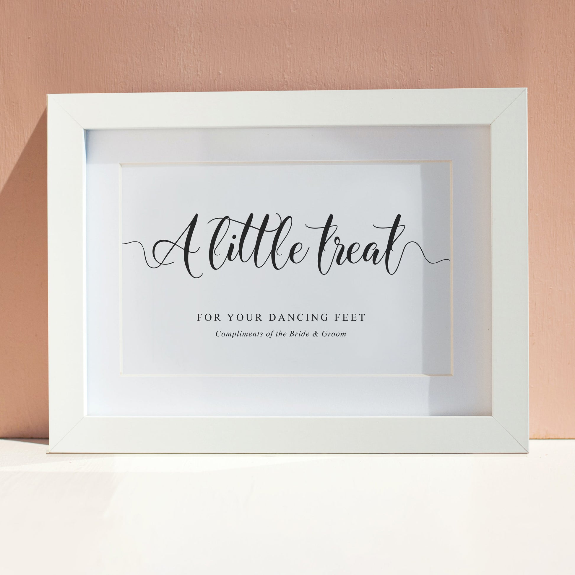 A little treat for your dancing feet printable sign