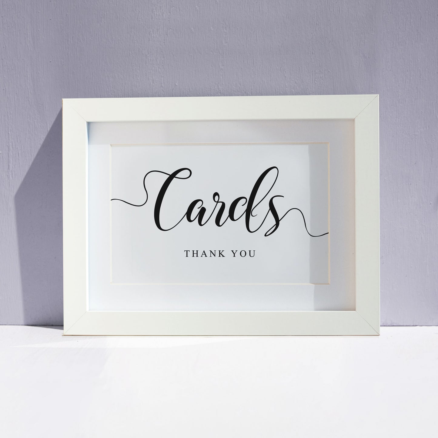 wedding card letterbox sign 8x10, 5x7, A4, A5 size
