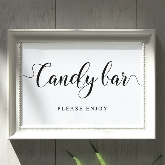 Candy Bar Sign - Digital Download