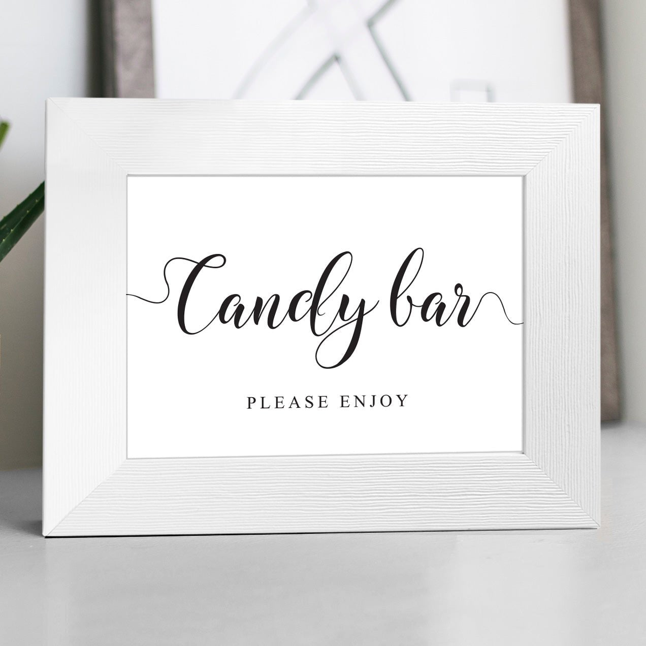 Candy Bar Sign - Digital Download