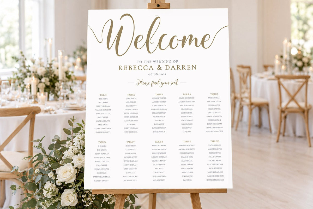 How to Create a Wedding Seating Chart: A Simple Step-by-Step Guide