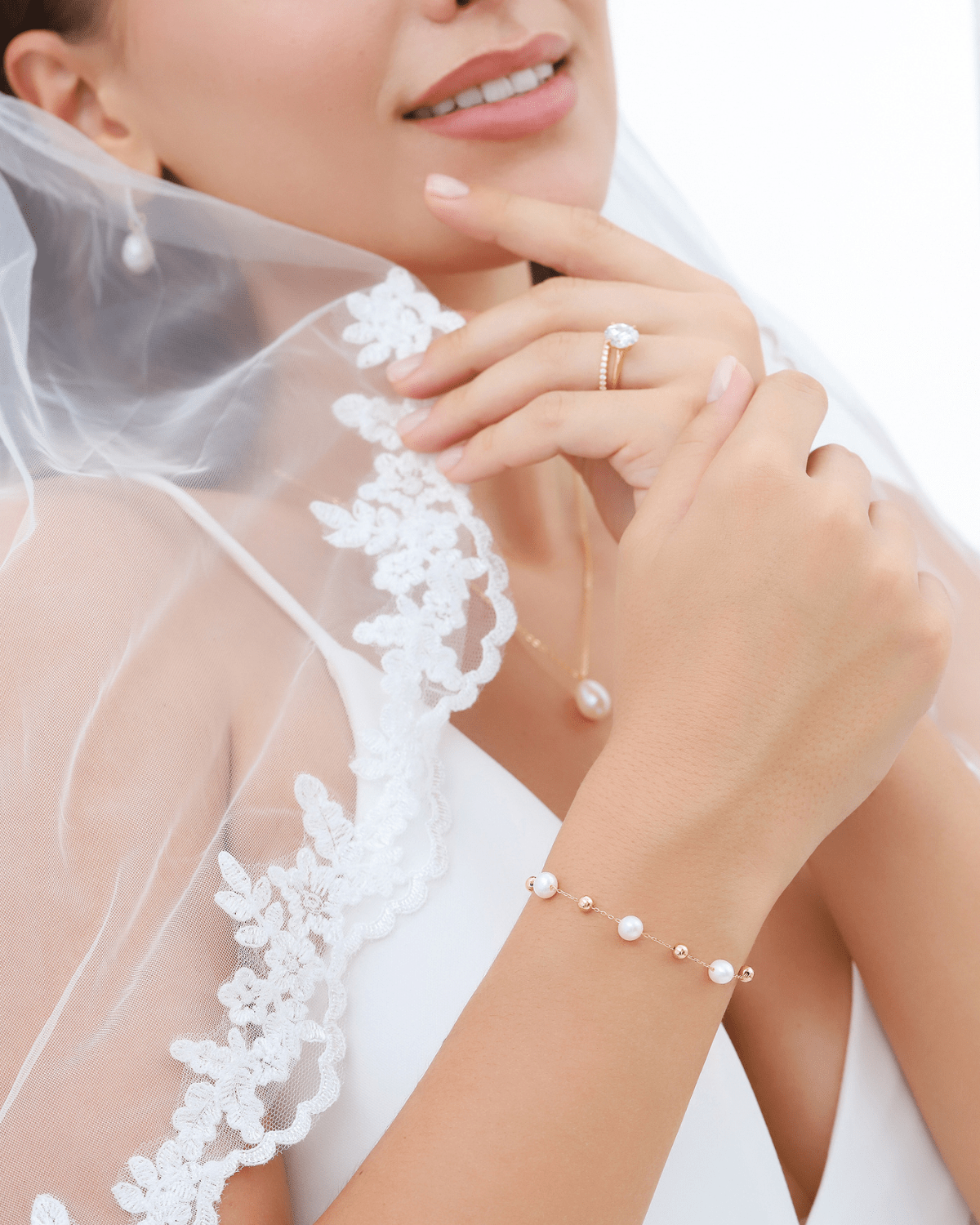 Vianne Pearl Bracelet in 18k Gold Vermeil