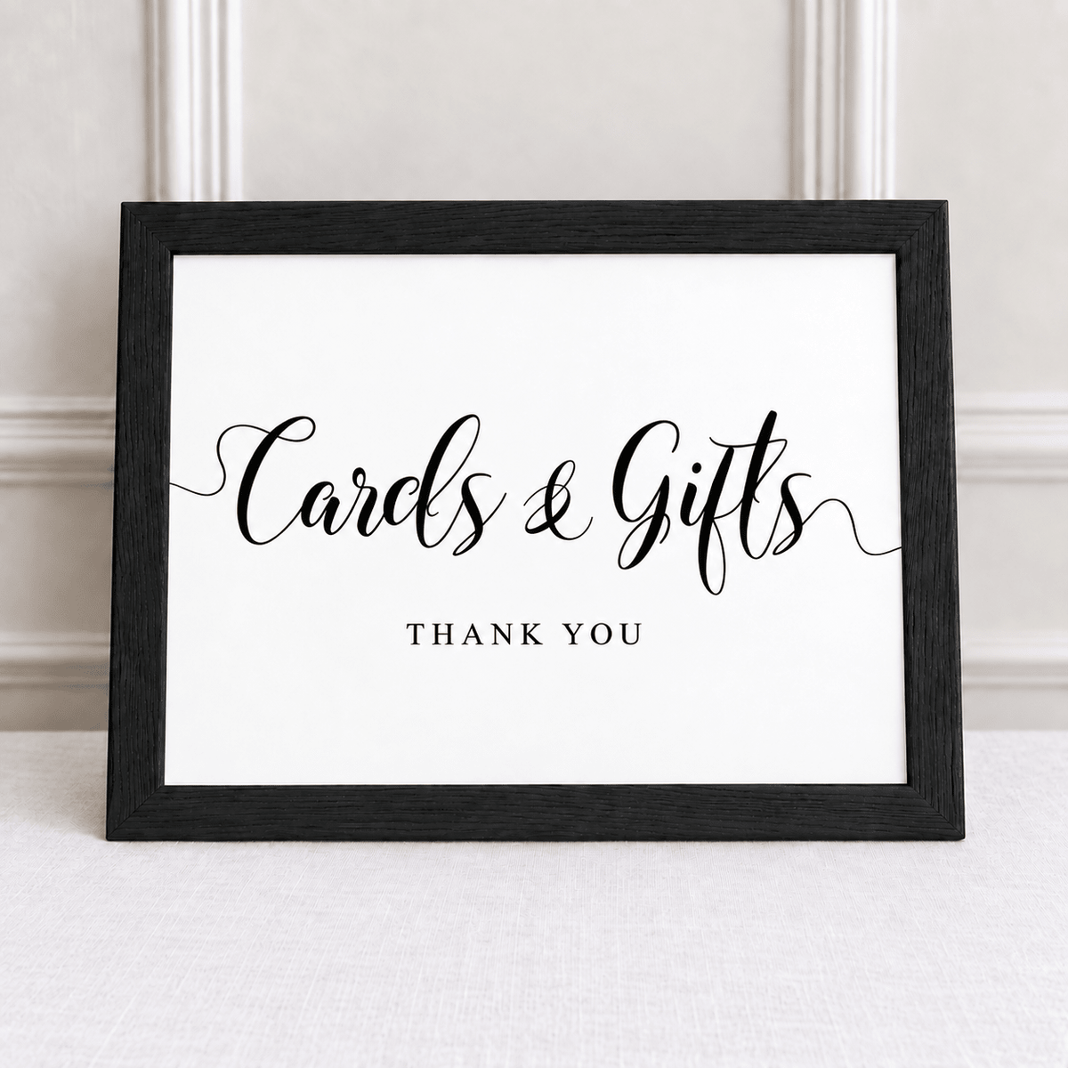 Cards & Gifts, Thank You – Framed Wedding Sign