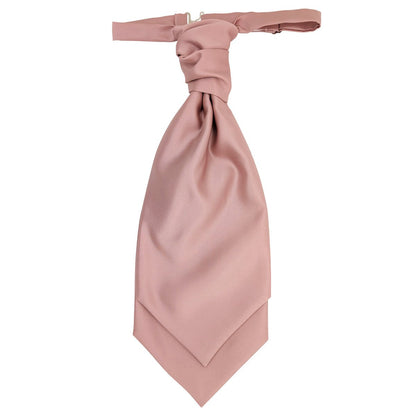 Suede Pink Wedding Cravat
