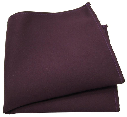 Plum Pocket Square