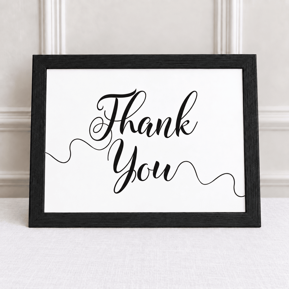 Thank You – Framed Wedding Sign
