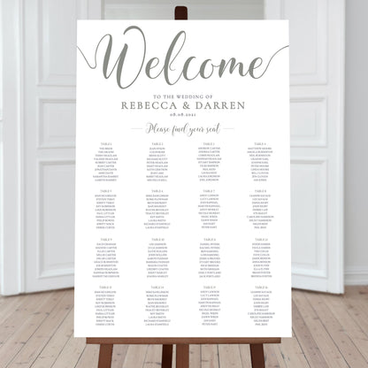 16 table olive green A1 seating chart