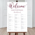 3 column a-z_seating chart burgundy