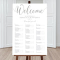 a-z silver seating plan for 85 people