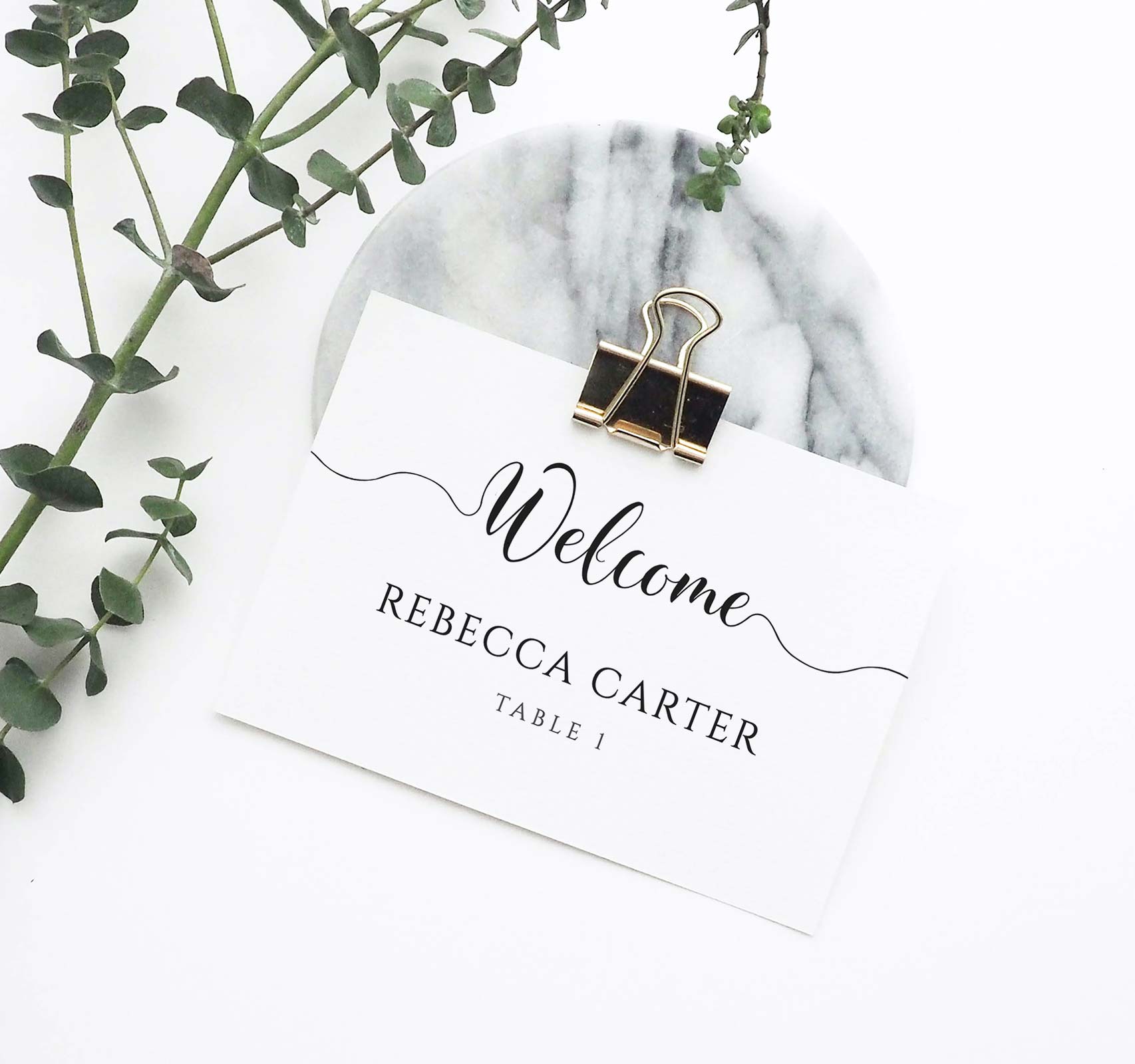 Printable Folded Place Card Template Editable Name Cards Download