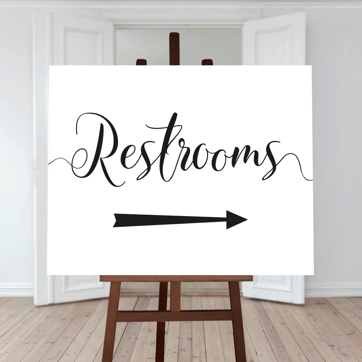 Printable Restroom Sign