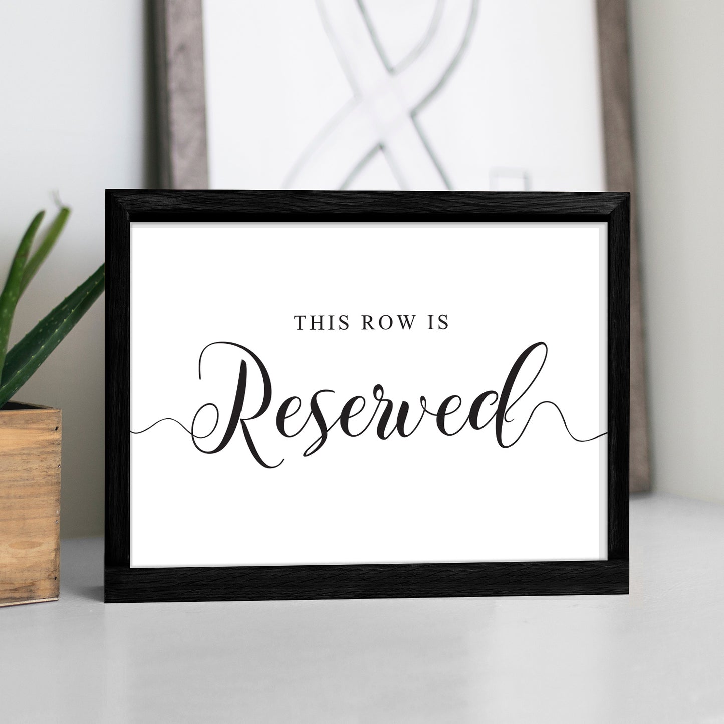 reserved seats sign instant download