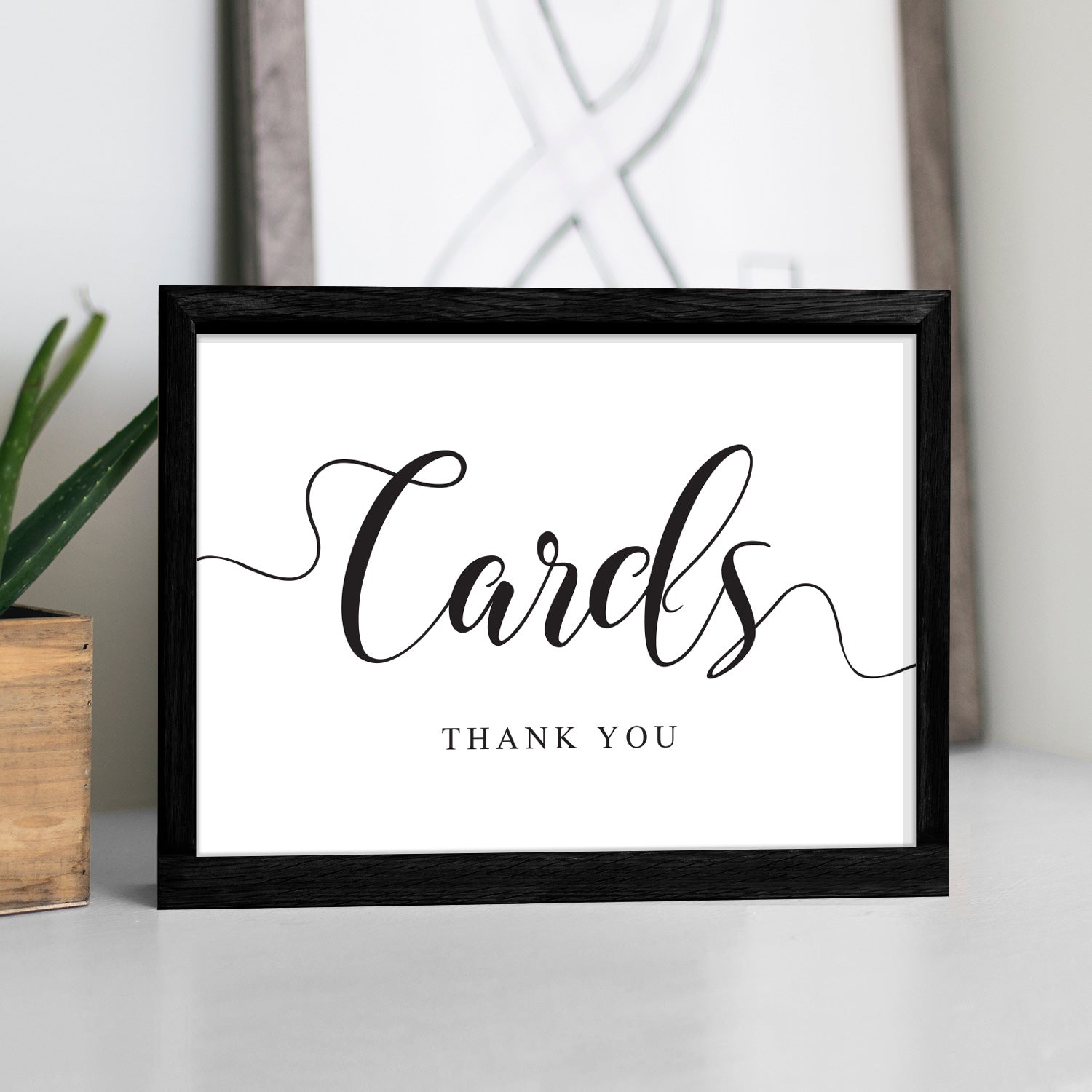 Please leave wedding cards here printable sign