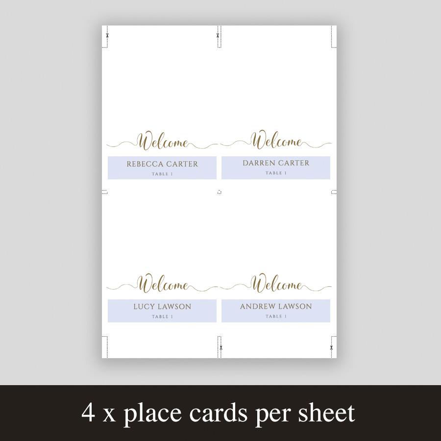 printable place card template download 4 per sheet