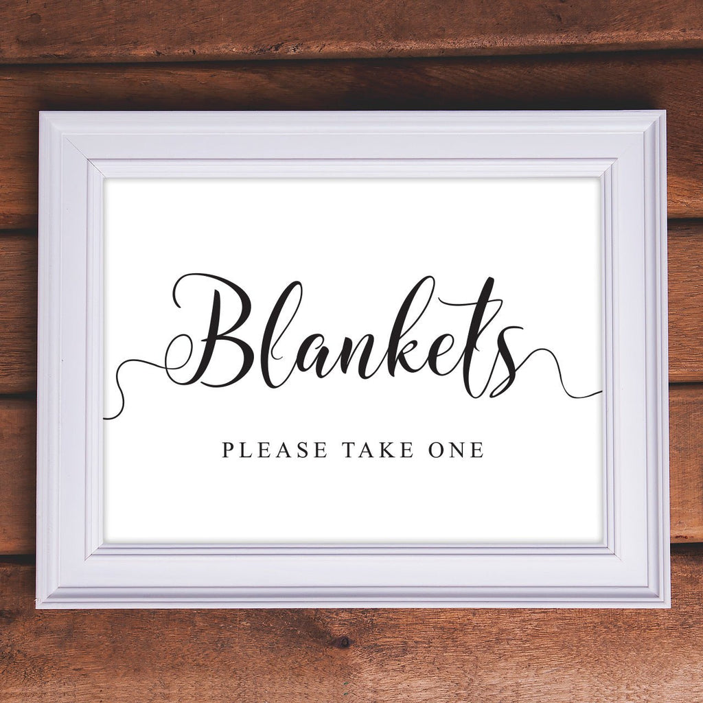 Blankets Sign - Digital Download