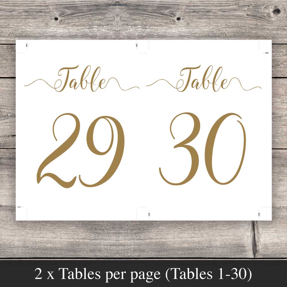 5x7 Printable Gold Wedding Table Numbers 1-30 | Instant Download PDF – We Do Bou 5x7-printable-gold-wedding-table-numbers-1-30-instant-download-pdf-we-do-bou