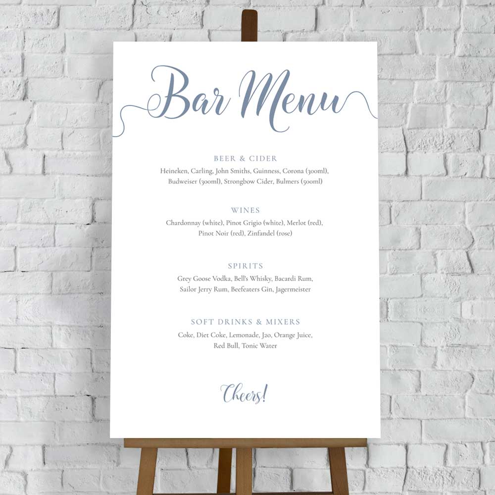 Menu Template For Word
