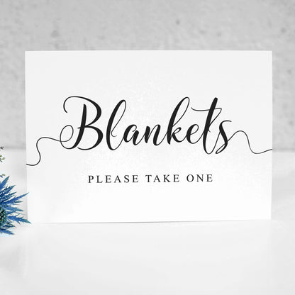 Blankets Sign - Digital Download