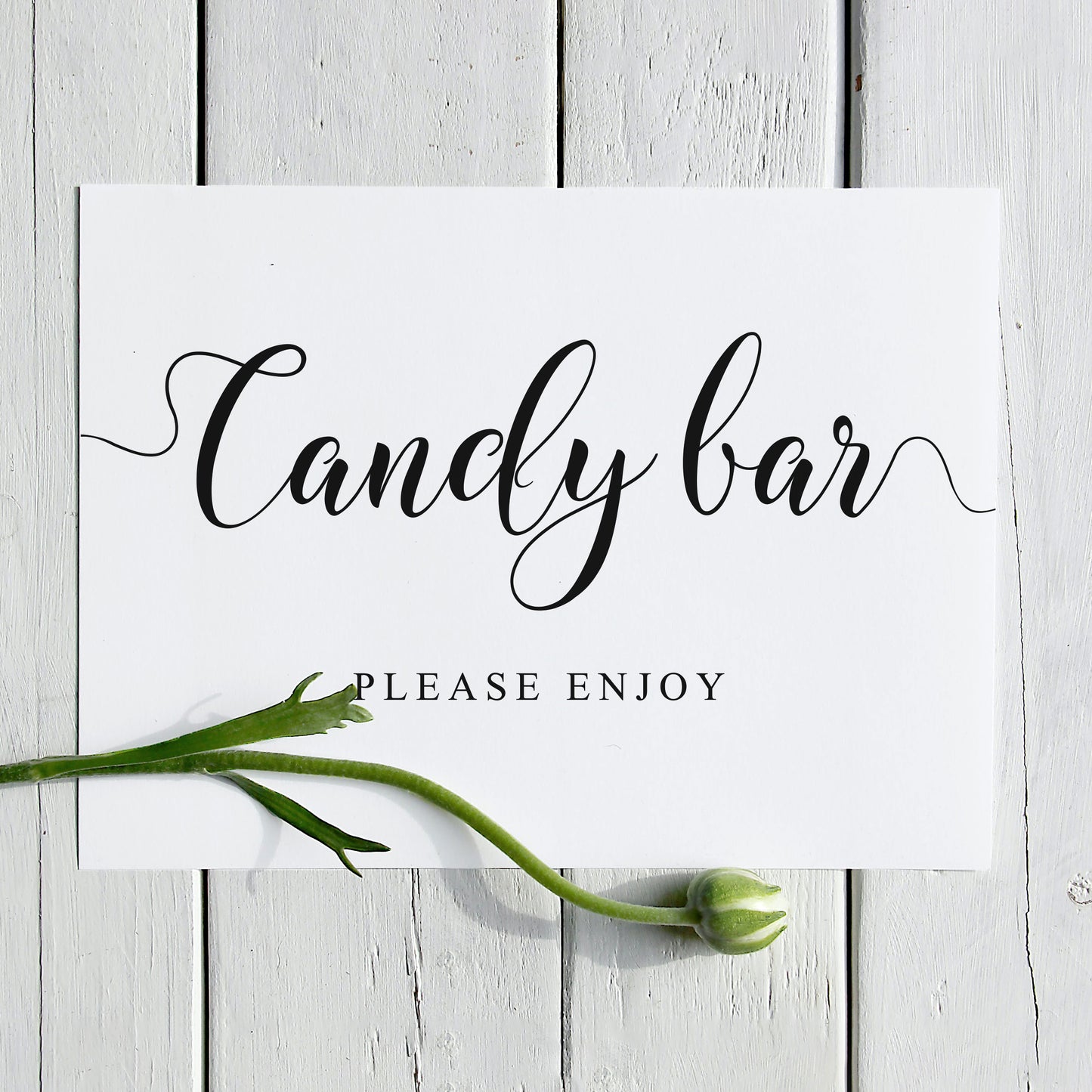 Candy Bar Sign - Digital Download