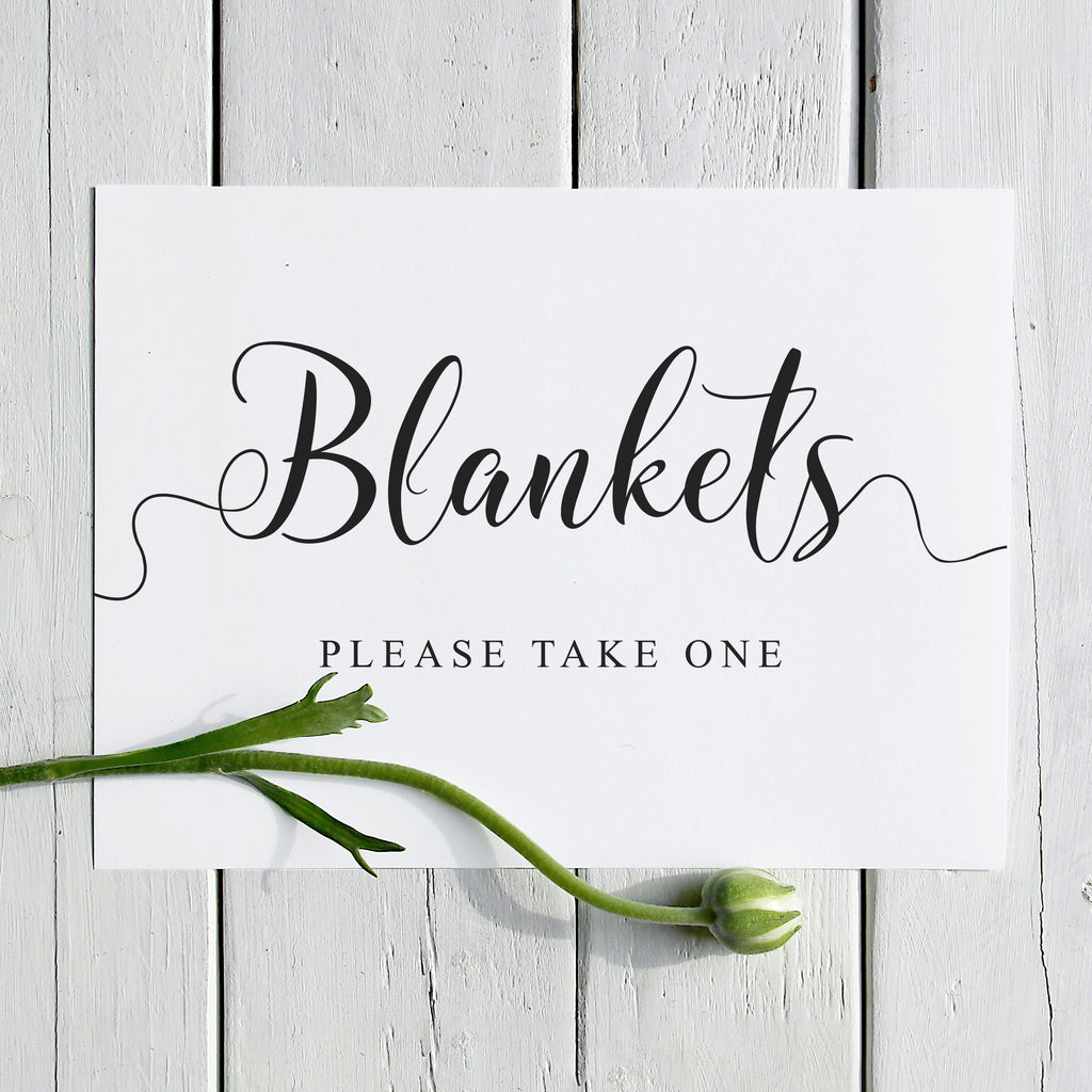 Blankets Sign - Digital Download