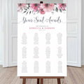 boho printable seating chart template