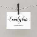 Candy Bar Sign - Digital Download