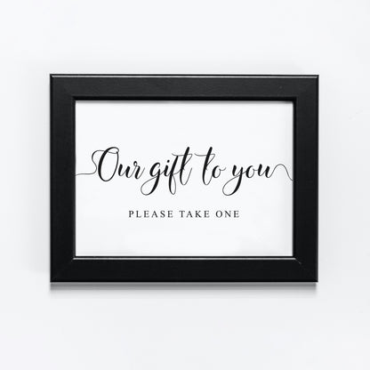 Our Gift to You Sign - Digital Download