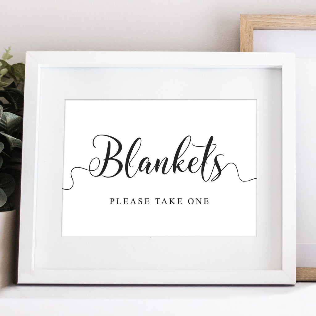 Blankets Sign - Digital Download