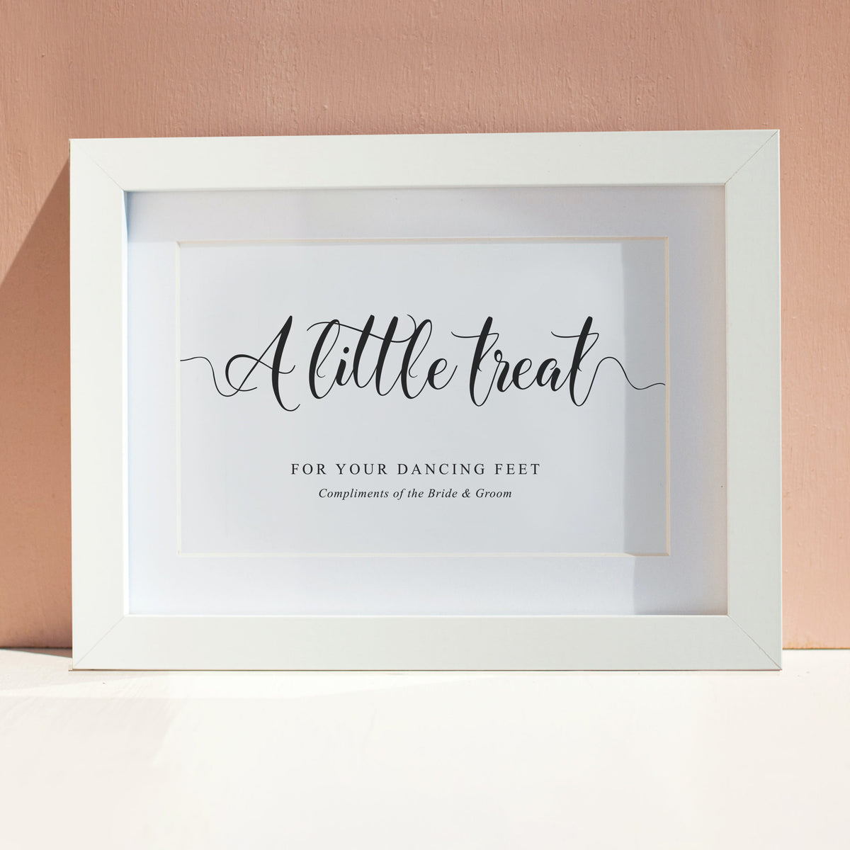 A little treat for your dancing feet printable sign