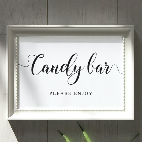 Candy Bar Sign - Digital Download