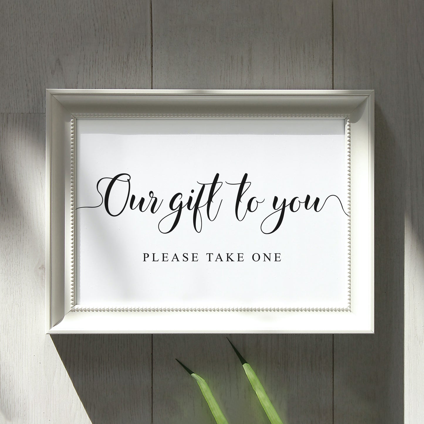 Our Gift to You Sign - Digital Download