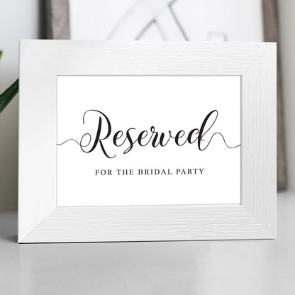 8x10 frame reserved seat sign